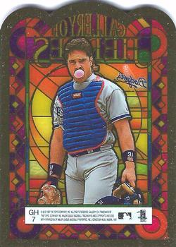 1997 Topps Gallery - Gallery of Heroes #GH7 Mike Piazza Back