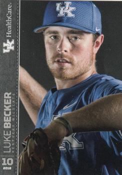 2018 Kentucky Wildcats #UK2 Luke Becker Front