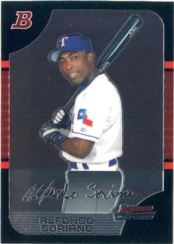 2005 Bowman Chrome #115 Alfonso Soriano Front