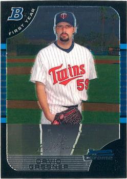 2005 Bowman Chrome #310 David Gassner Front