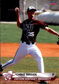 2008 Choice Eastern Kentucky Colonels #18 Chris Grider Front