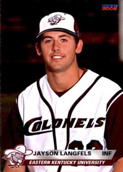 2008 Choice Eastern Kentucky Colonels #24 Jayson Langfels Front