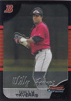 2005 Bowman Draft Picks & Prospects - Chrome #BDP11 Willy Taveras Front
