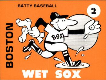 1975 Laughlin Batty Baseball #2 Boston Wet Sox Front