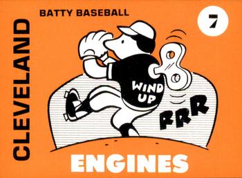 1975 Laughlin Batty Baseball #7 Cleveland Engines Front