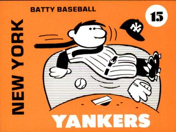 1975 Laughlin Batty Baseball #15 New York Yankers Front