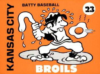 1975 Laughlin Batty Baseball #23 Kansas City Broils Front