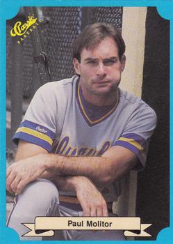 1988 Classic Blue #232 Paul Molitor Front