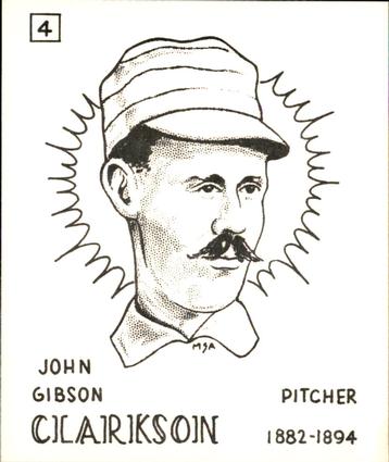 1968 Sports Cards for Collectors Series 1 #4 John Clarkson Front