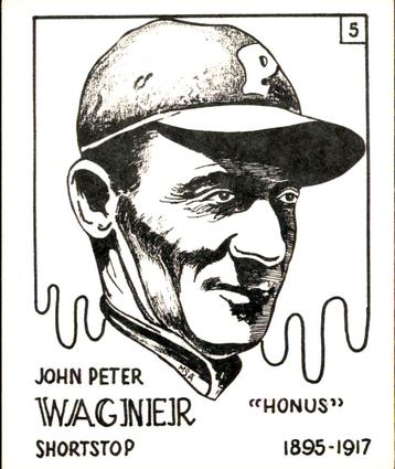 1968 Sports Cards for Collectors Series 1 #5 Honus Wagner Front