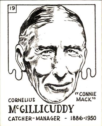 1968 Sports Cards for Collectors Series 1 #19 Connie Mack Front
