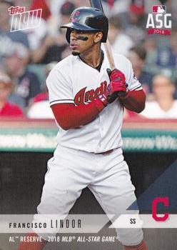 2018 Topps Now American League All-Star Reserves #AS-46 Francisco Lindor Front
