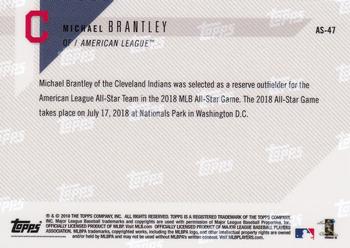 2018 Topps Now American League All-Star Reserves #AS-47 Michael Brantley Back