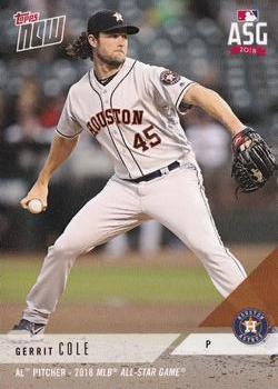 2018 Topps Now American League All-Star Reserves #AS-55 Gerrit Cole Front