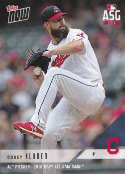2018 Topps Now American League All-Star Reserves #AS-60 Corey Kluber Front