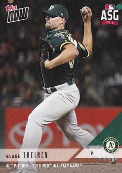 2018 Topps Now American League All-Star Reserves #AS-63 Blake Treinen Front