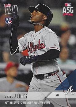 2018 Topps Now National League All-Star Reserves #AS-22 Ozzie Albies Front