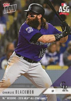 2018 Topps Now National League All-Star Reserves #AS-26 Charlie Blackmon Front