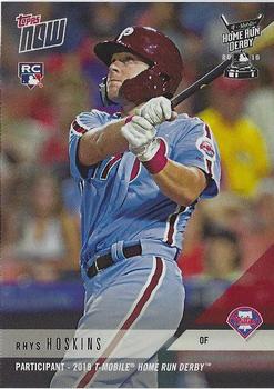 2018 Topps Now T-Mobile Home Run Derby #HRD-3 Rhys Hoskins Front