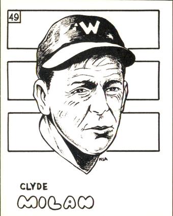 1969 Sports Cards for Collectors Series 2 #49 Clyde Milan Front