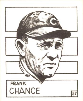 1969 Sports Cards for Collectors Series 2 #57 Frank Chance Front