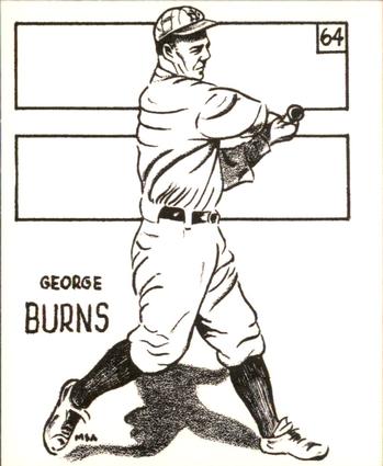 1969 Sports Cards for Collectors Series 2 #64 George Burns Front