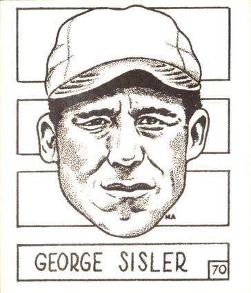 1969 Sports Cards for Collectors Series 2 #70 George Sisler Front