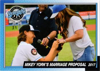 2018 Grandstand Hudson Valley Renegades 25th Anniversary #NNO Mikey York's Marriage Proposal Front