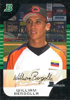 2005 Bowman Draft Picks & Prospects #BDP141 William Bergolla Front