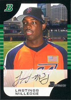 2005 Bowman Draft Picks & Prospects #BDP154 Lastings Milledge Front