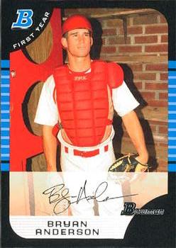 2005 Bowman Draft Picks & Prospects #BDP98 Bryan Anderson Front