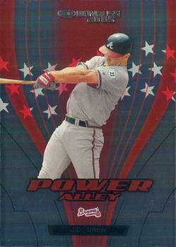 2005 Donruss - Power Alley Red #PA-9 J.D. Drew Front