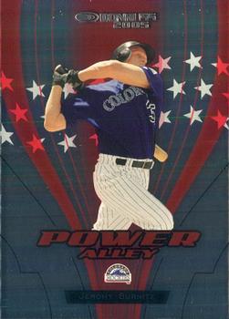 2005 Donruss - Power Alley Red #PA-10 Jeromy Burnitz Front