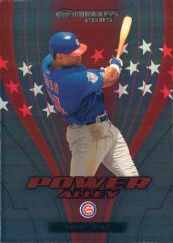 2005 Donruss - Power Alley Red #PA-22 Sammy Sosa Front