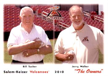 2010 Grandstand Salem-Keizer Volcanoes #NNO Bill Tucker / Jerry Walker Front
