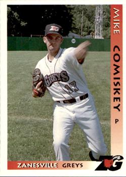 1996 Grandstand Zanesville Greys #6 Mike Comiskey Front