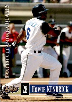 2005 Grandstand Rancho Cucamonga Quakes #NNO Howie Kendrick Front