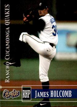 2005 Grandstand Rancho Cucamonga Quakes #NNO James Holcomb Front