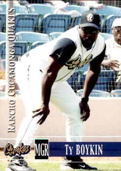 2005 Grandstand Rancho Cucamonga Quakes #NNO Ty Boykin Front