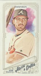 2018 Topps Allen & Ginter - Mini A & G Back #47 Dansby Swanson Front