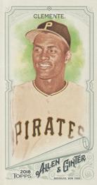 2018 Topps Allen & Ginter - Mini A & G Back #107 Roberto Clemente Front