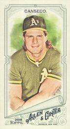 2018 Topps Allen & Ginter - Mini A & G Back #271 Jose Canseco Front