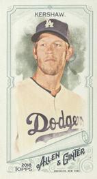 2018 Topps Allen & Ginter - Mini A & G Back #280 Clayton Kershaw Front
