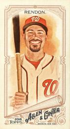 2018 Topps Allen & Ginter - Mini A & G Back #324 Anthony Rendon Front