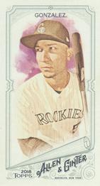 2018 Topps Allen & Ginter - Mini No Card Number #NNO Carlos Gonzalez Front