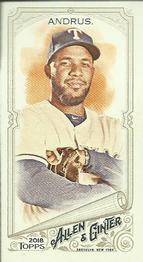 2018 Topps Allen & Ginter - Mini No Card Number #NNO Elvis Andrus Front
