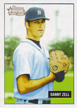2005 Bowman Heritage #219 Danny Zell Front