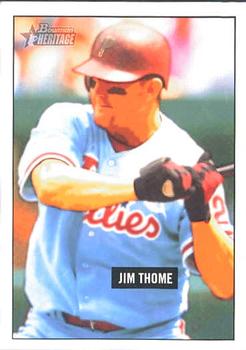 2005 Bowman Heritage #28 Jim Thome Front