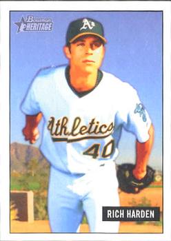 2005 Bowman Heritage #33 Rich Harden Front