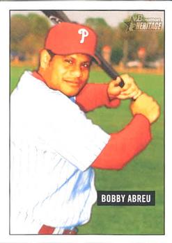 2005 Bowman Heritage #52 Bobby Abreu Front